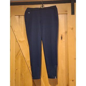 Lauren Ralph Lauren Women Athletic Jogger Pants Blue Size M. Zipper Ankle 32x28